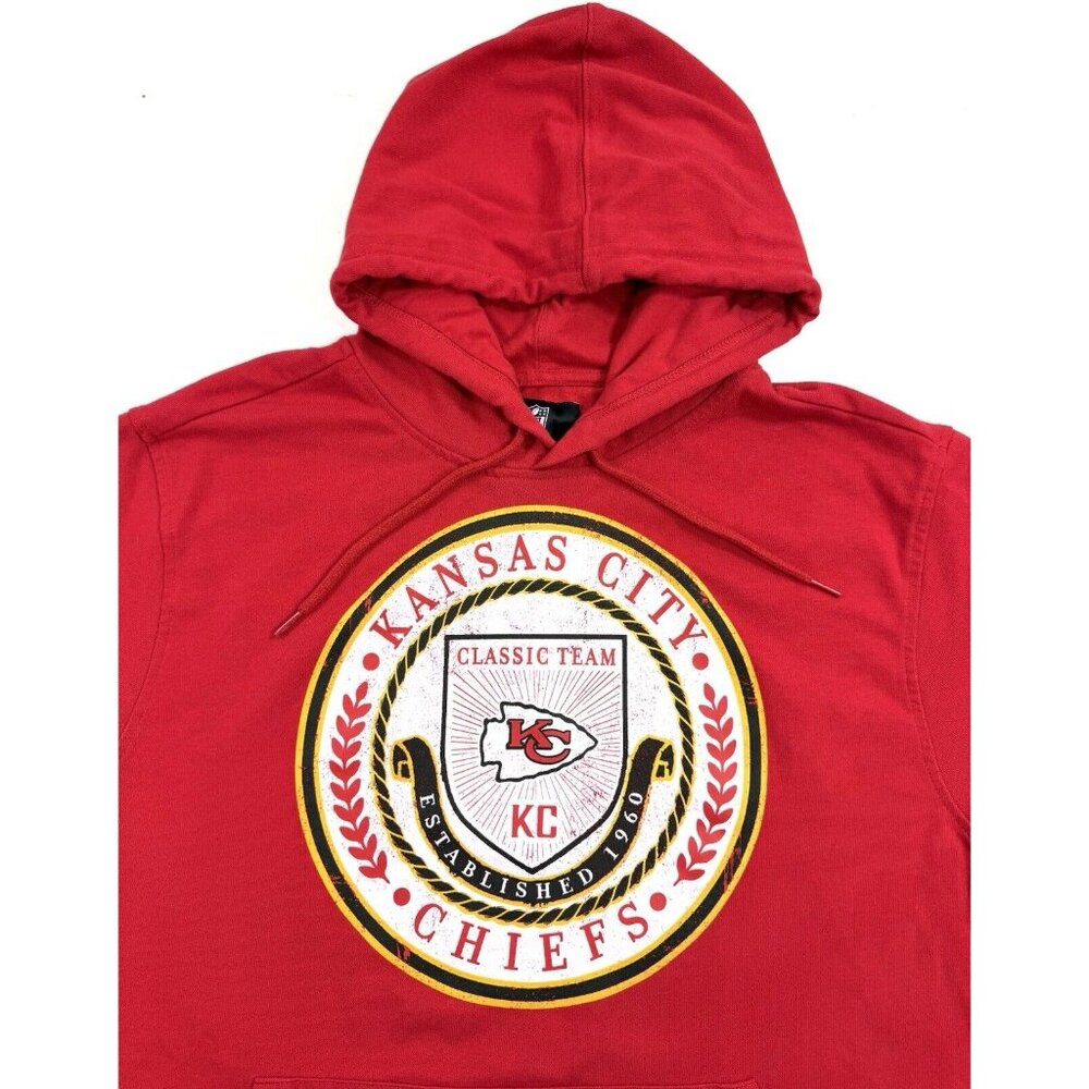 Kansas City Chiefs NFL X Darius Rucker Collection Pullover Hoodie Mens Large Red